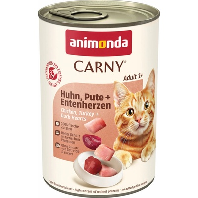 Animonda Carny Adult Kuracie, morčacie a kačica 400 g
