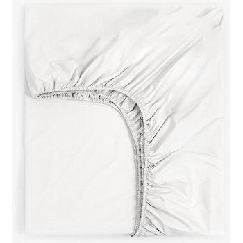 Дилиос Долен чаршаф с ластик за спалня 200/200 см бял перкал