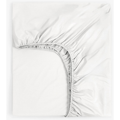Дилиос Долен чаршаф с ластик за спалня 200/200 см бял перкал