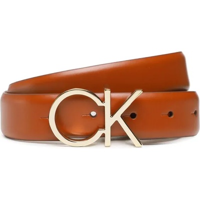 Calvin Klein Дамски колан Calvin Klein Re-Lock Ck Logo Belt 30Mm K60K610157 Кафяв (Re-Lock Ck Logo Belt 30Mm K60K610157)