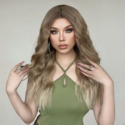 Stacy parochňa so sieťkou Okúzľujúca mandľová blond