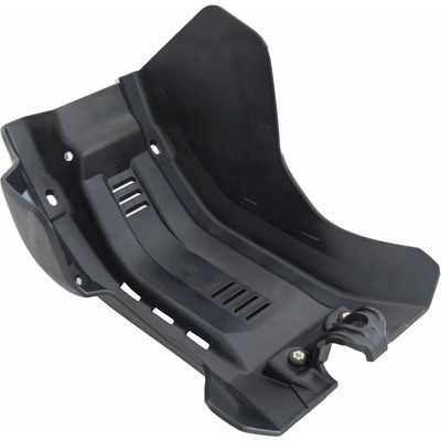 RACETECH (RTECH) kryt motoru z technopolymeru KTM SXF / XCF 450 19-22, HUSQVARNA FC / FX 450 19-23, GAS GAS MCF 450 21-23 barva černá