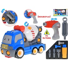 Mikro trading Auto stavební míchačka šroubovací s vrtačkou a doplňky 28 cm