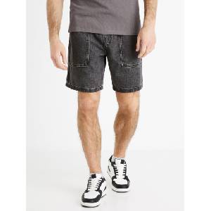 Celio Черни мъжки къси панталони от деним Celie Domalobm4 Celio | Cheren | МЪЖЕ | M