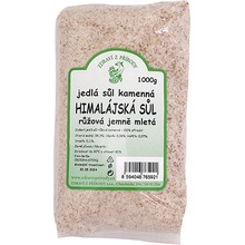 Zdraví z přírody himalájská sůl růžová jemná 1 kg