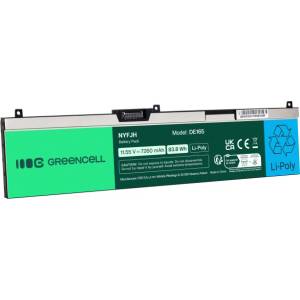 Green Cell Батерия за Dell Precision 7330 / 7530 / 7540, 11.4 V, 8000 mAh (DE165)