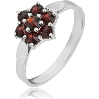 Český Granát Jan Kos jewellery stříbrný prsten 32108605