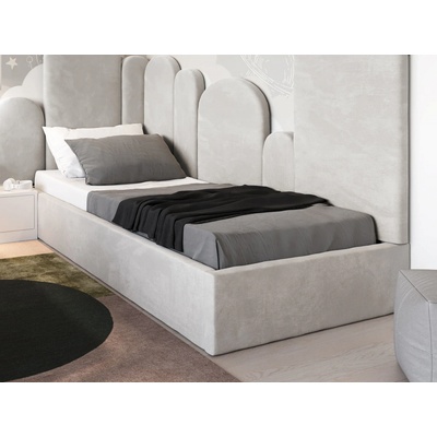 AMI Nábytek Kids Line Box s roštem a úložným prostorem šedá Velvet