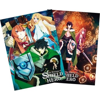 GB eye Комплект мини плакати GB eye Animation: The Shield Hero - Group & Duo (ABYDCO728)