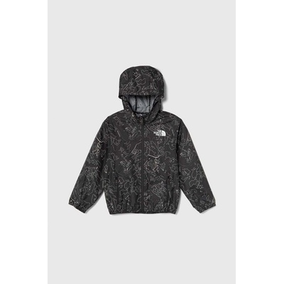 The North Face Детско яке The North Face NEVER STOP HOODED WINDWALL JACKET в сиво (NF0A86TQ)