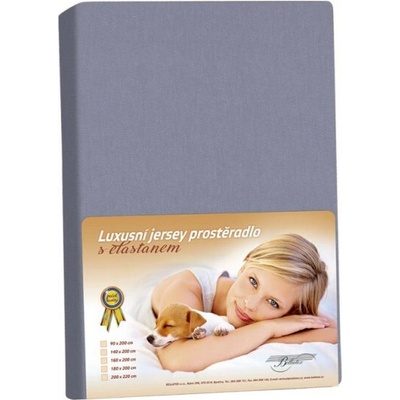 Bellatex Jersey s elastanem tmavě šedé 100x200