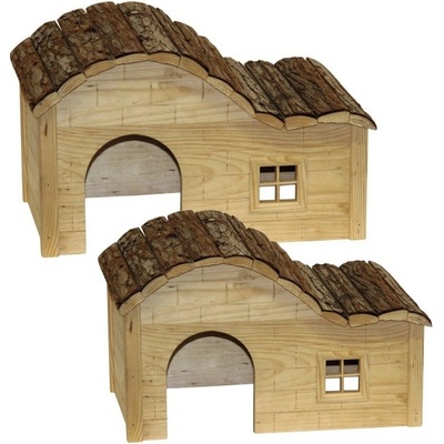 Kerbl Domek pro malé hodavce s kulatou střechou 30 x 20 x 20 cm – Hledejceny.cz