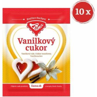 Liana XXL balenie 10 x Vanilkový cukor 10 g