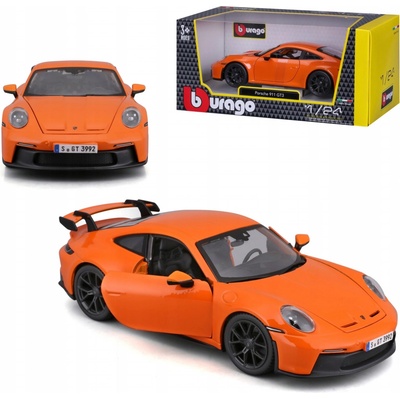 BBURAGO PORSCHE 911 GT3 ORANŽOVÁ 18-21104 1:24