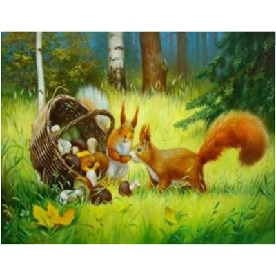 Vikpap Veverky v lese 30 x 20 cm