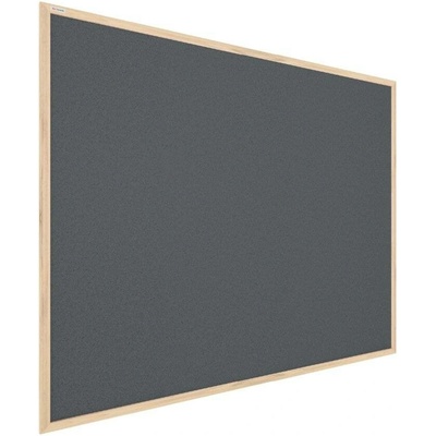 Allboards TKGREY96D korková tabule v dřevěném rámu 90 x 60 cm