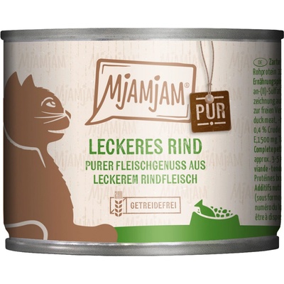 MjAMjAM Pure lahodné čisté hovädzie mäso 6 x 200 g