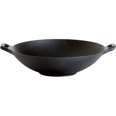 PWI Litinová WOK pánev se dvěma madly 30 cm