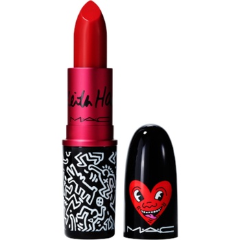 M·A·C Viva Glam X Keith Haring Longwear Крем червило Red Haring 3 g