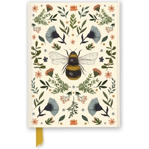 Flame Tree Publishing Jade Mosinski: Botanical Bee (Foiled Journal) | Flame Tree Publishing