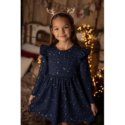 Lily Grey s krajkou a hvězdičkami modré – Zboží Dáma