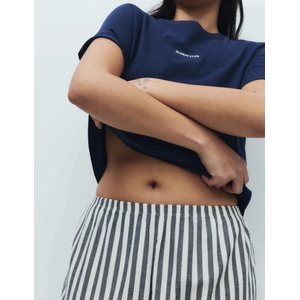 Marks & Spencer Пижамен комплект от чист памук Marks & Spencer тъмносин Marks & Spencer | Sin | ЖЕНИ | XL