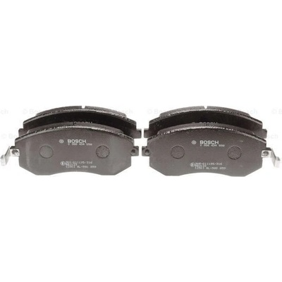 BOSCH Sada brzdových platničiek kotúčovej brzdy 0986494558