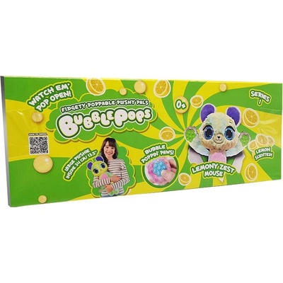 Vôňavá maskotka Bubble Pops Myška s citrónovou kôrou