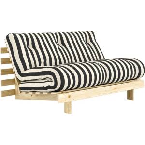 Karup Design Черно-бял сгъваем диван 140 cm Roots - Karup (123100420140)