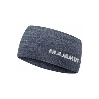 Mammut Tree Wool Headband marine melange 5784 modrá