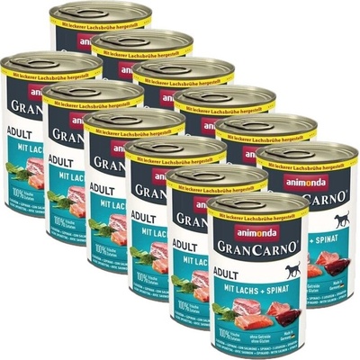 Animonda GranCarno Adult vepřové losos a špenát 12 x 400 g