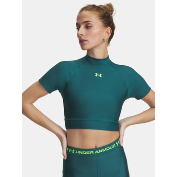 Under Armour Дамска тениска Under Armour HeatGear Crop Mock SS Under Armour | Zelen | ЖЕНИ | XS