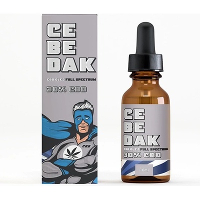 CBD olej full spectrum 30% 3000mg 10 ml CEBEDAK 10 ks