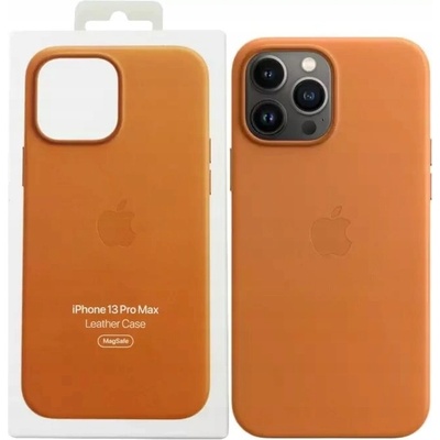 Apple iPhone 13 Pro Max Leather Case with MagSafe golden brown MM1L3ZM/A