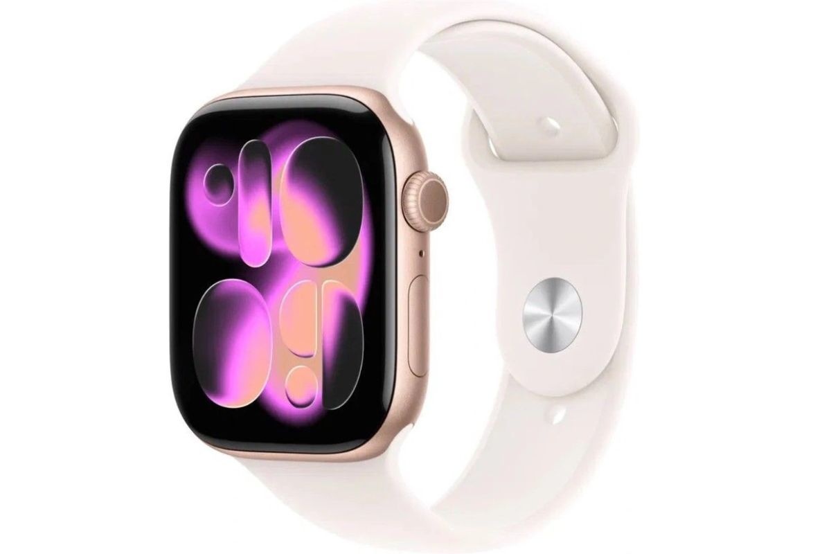 Apple Watch Series 11 rózsaarany színben