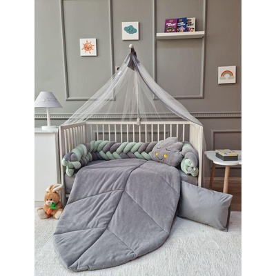 Babyhome Луксозен бебешки комплект кадифе (85213)