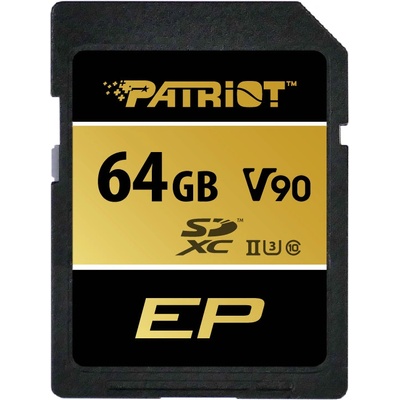 Patriot Class 10 SDXC 64GB PEF64GEP92SDX