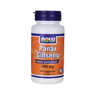 NOW Хранителна добавка Жен Шен , Now Foods Panax Ginseng 500mg 100 Caps