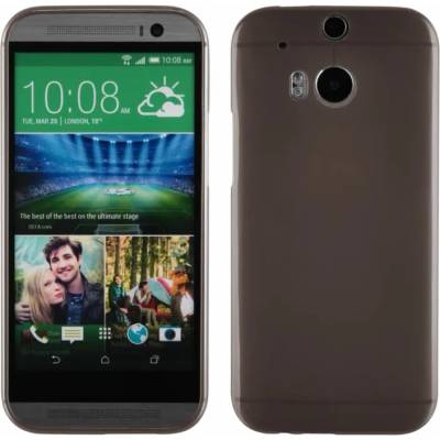 HTC Ултра тънък силиконов калъф за HTC One M8 (UKHTCM8Black)