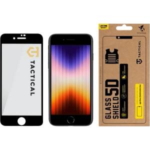 Tactical iPhone SE 2 (2020) / 8 4.7 / 7 4.7 TACTICAL GLASS SHIELD 5D екранен протектор стъкло 5D, 9H, ЧЕРНО 2452035 (2452035)