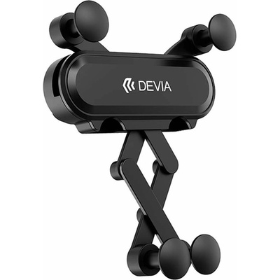 DEVIA ES071 Kintone - гравитационна автомобилна стойка за вентилационен отвор, черна