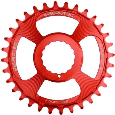 Burgtec Плоча BURGTEC Cinch Thick Thin плоча - Червен 32T