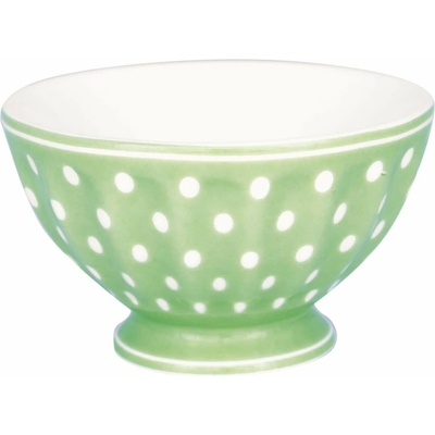 GREEN GATE Francouzská miska Dotty Pale Green porcelán 150 ml