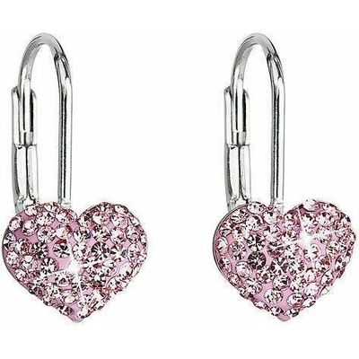 Pavona stříbrné visací srdce dekorované krystaly Swarovski 31125.3 Ag925/1000 1 g růžov