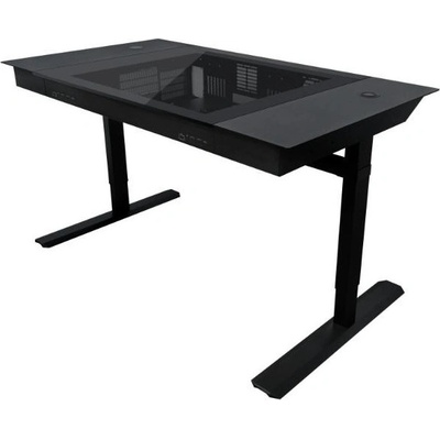 Lian Li Компютърна кутия в бюро 2 в 1 Lian Li DK07 Middle Tower, ATX/Micro ATX/E-ATX/Mini ITX, до 180mm CPU охладител, до 380mm GPU, до 220mm PSU - G99. DK07X. 10EU (G99.DK07X.10EU)