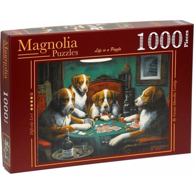 Magnolia Psy hrajúce poker 1000 dielov