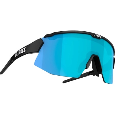 Bliz Очила за колоездене Bliz Breeze Small Blue Multi Cat. 3 + Cat. 2 (VLT 14%) Cycling glasses - Matt Black - размер One Size (205-3688-0111)