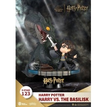 Beast Kingdom Toys D-scéna Harryho Pottera dioráma Harry vs Bazilišek 16 cm