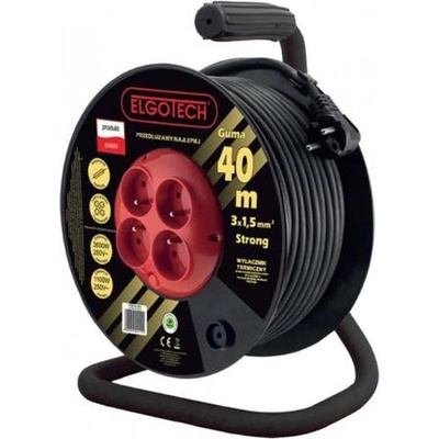 Damija 20500089 prodlužovací buben 25m 4 x zásuvka 230V H05RR-F 3x1,5 Elgotech