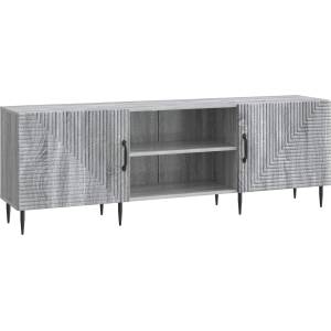 vidaXL ТВ шкаф 150 x 31 x 50 cm Сив Сонома Инженерна дървесина (894921)